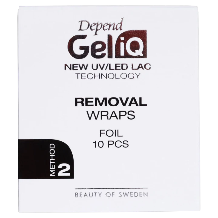 Depend Gel iQ Removal Wraps Foil 10 pcs Depend