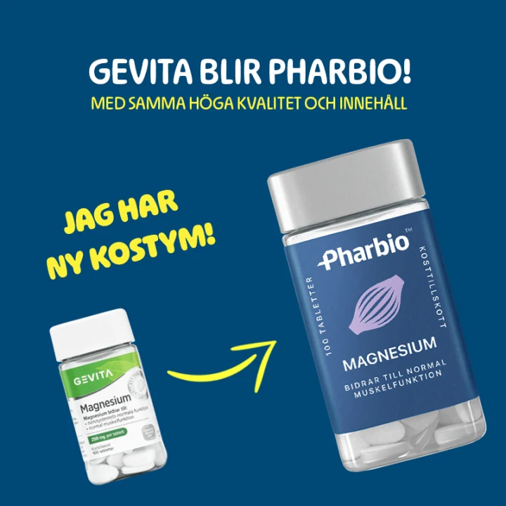Pharbio Magnesium 250 mg 100 st Pharbio