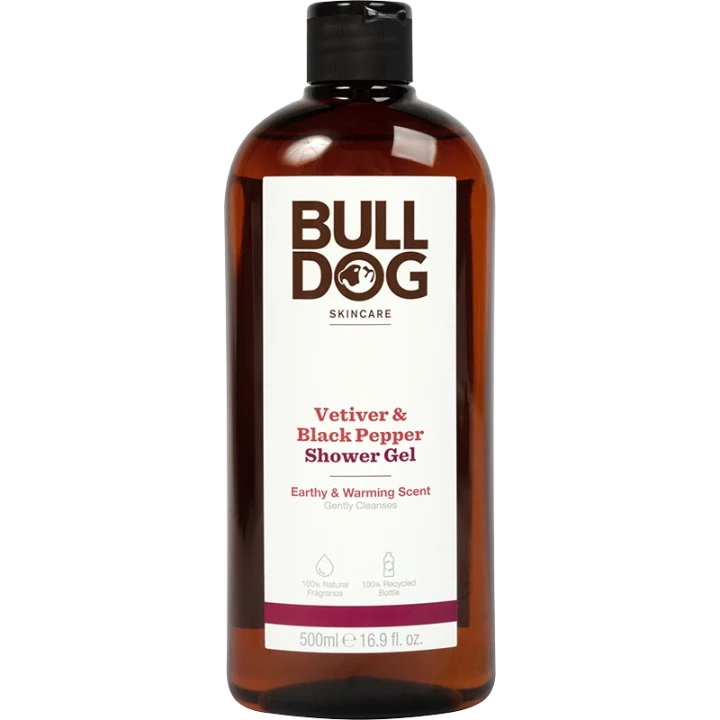 Bulldog Black Pepper&Vetiver Shower Gel 500ml Bulldog