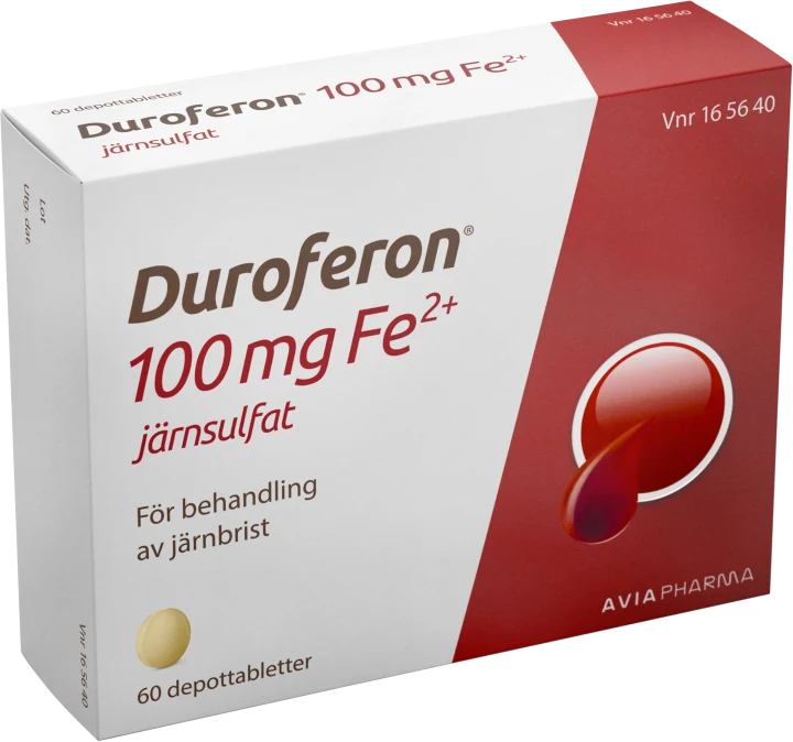 Duroferon® Depottablett 100mgFe2+ Blister, 60tabletter Duroferon