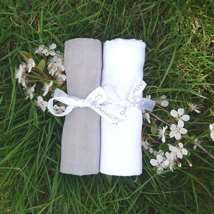 Summerville Organic Muslin 2-pack Grå Summerville Organic