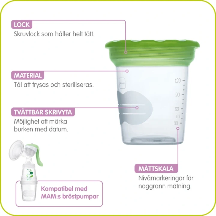 MAM Milk Storage Solution 5-pack Mam