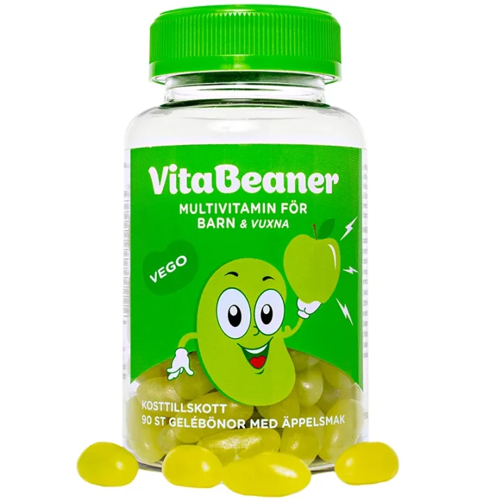 VitaBeaner Multivitamin Äpple Gelébönor 90st Vitabeaner