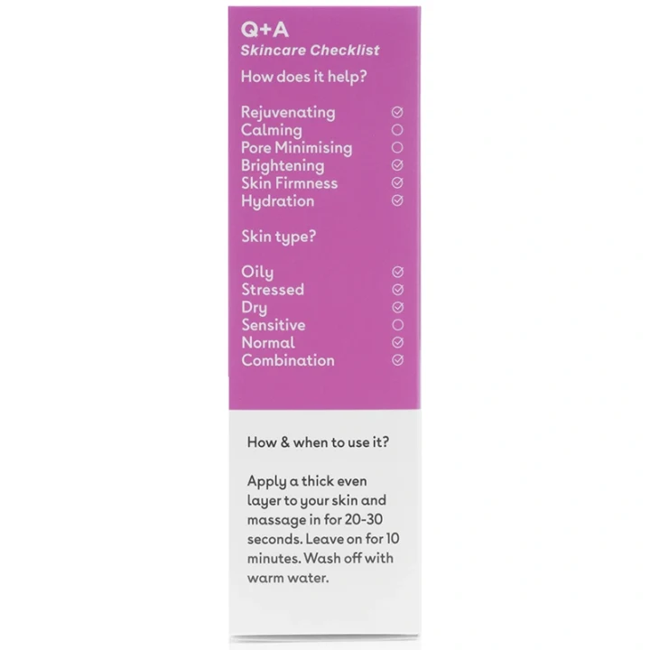 Q+A Vitamin A.C.E Warming Gel Mask 75 ml Q+A