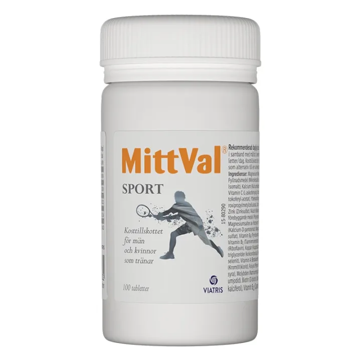MittVal Sport Tablett 100st MittVal