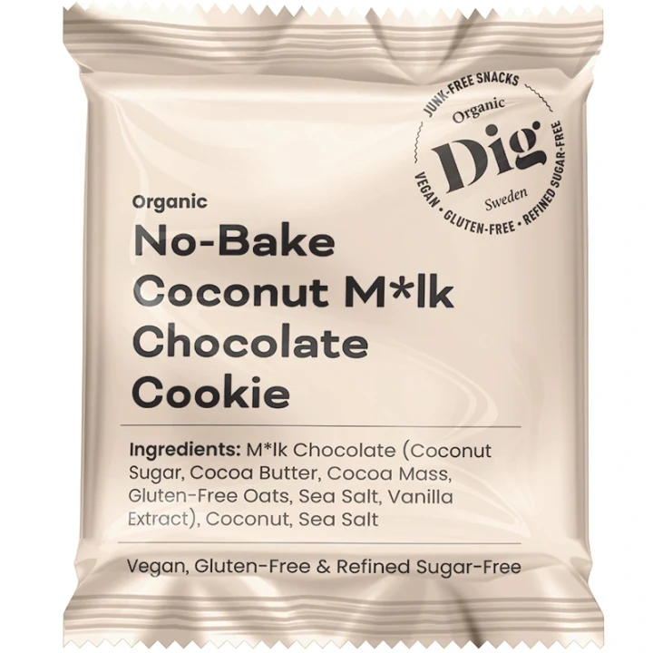 Dig No-Bake Coconut M*lk Chocolate Cookie 30 g Dig