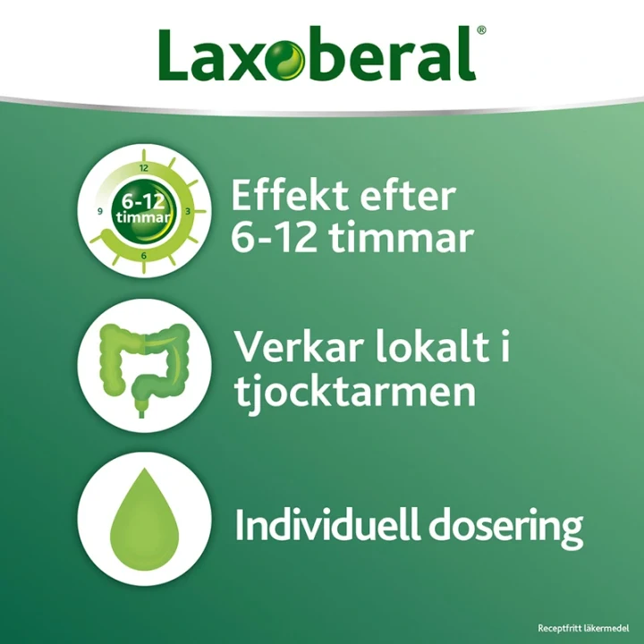 Laxoberal orala droppar 7,5 mg/ml 30 ml Laxoberal