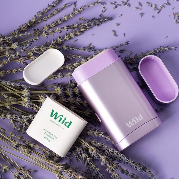 Wild Purple Case Coconut & Vanilla Deo Starter Pack 40g Wild