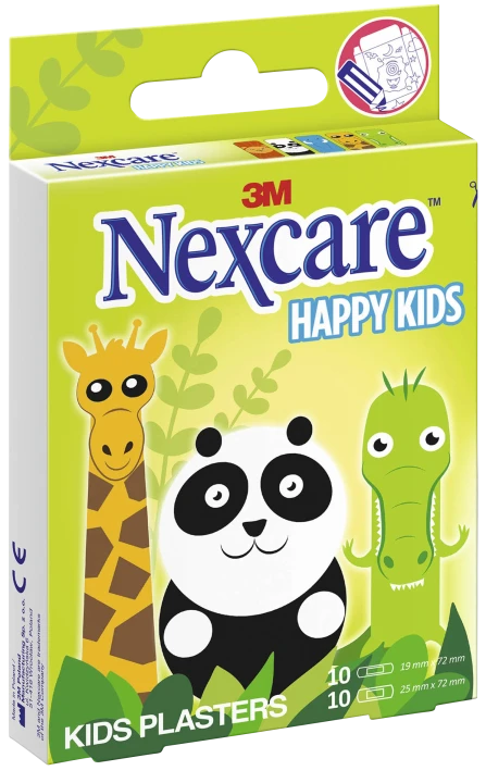 Nexcare Happy Kids Plåster 20 st Djur Nexcare