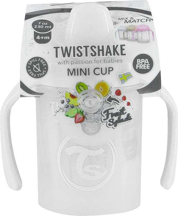 Twistshake Mini Cup 4+ mån 230 ml Vit Twistshake