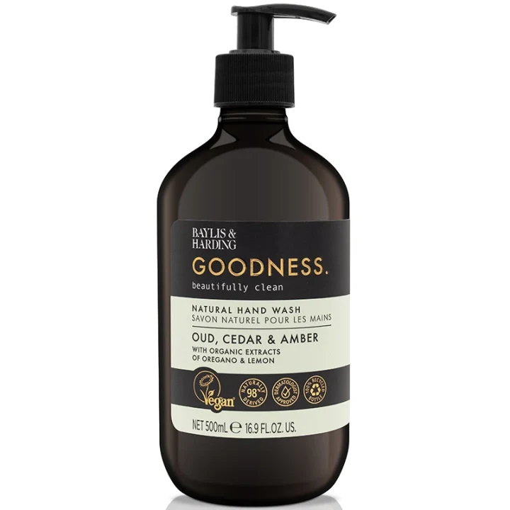 Baylis & Harding Goodness Oud, Cedar & Amber Hand Wash 500 ml Baylis & Harding