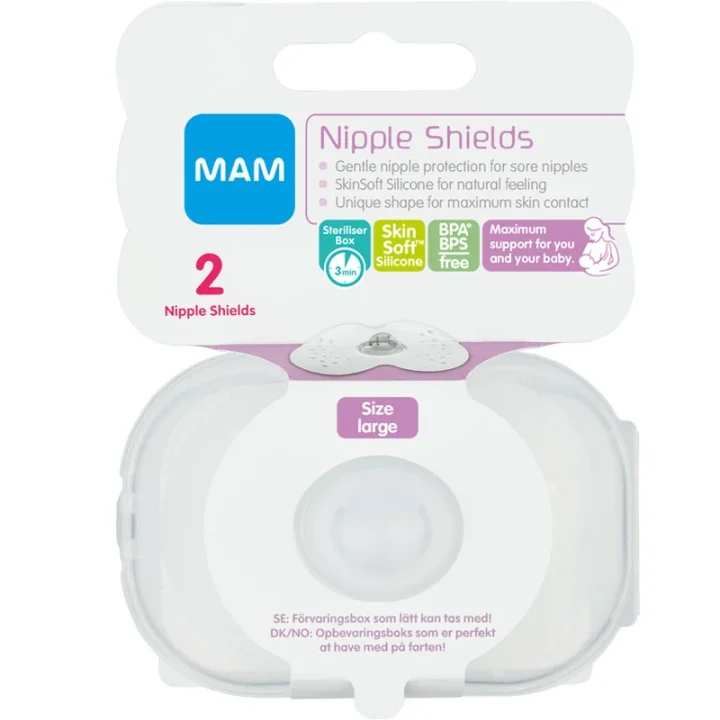 MAM Nipple Shields 1 par  L Mam