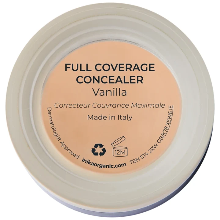 INIKA Full Coverage Concealer 3,5 g Vanilla Inika Organic