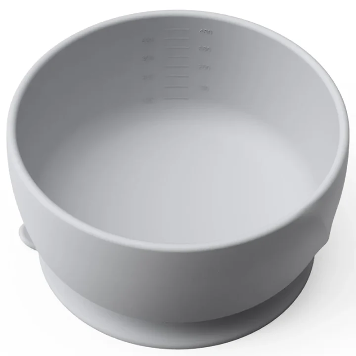 Everyday Baby Skål Silikon med Sugfunktion Quiet Grey Everyday Baby
