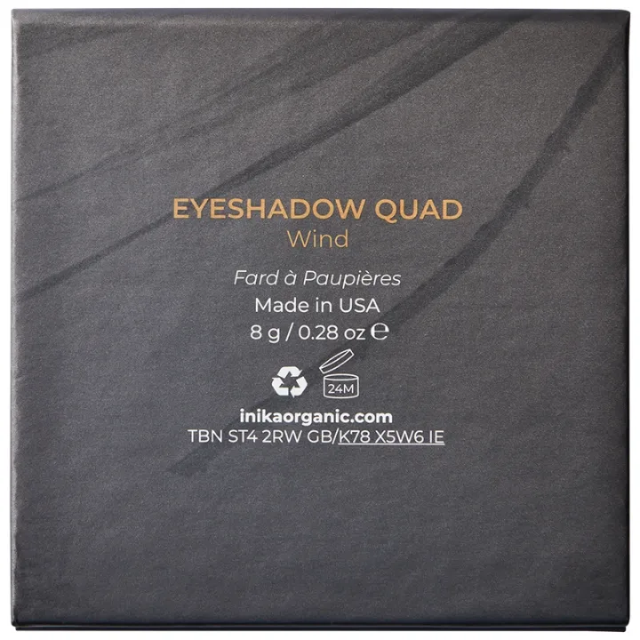 INIKA Eyeshadow Quad 8 g Wind Inika Organic