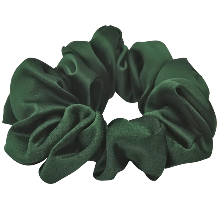 Lenoites Mulberry Silk Scrunchie Green Lenoites