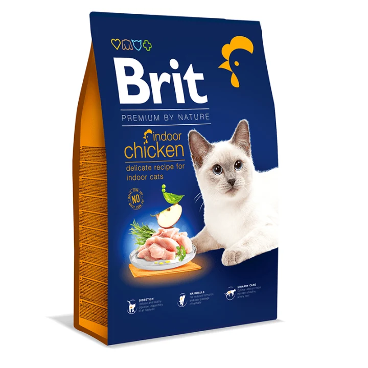 Brit Premium by Nature Cat Indoor Chicken 8 kg Brit