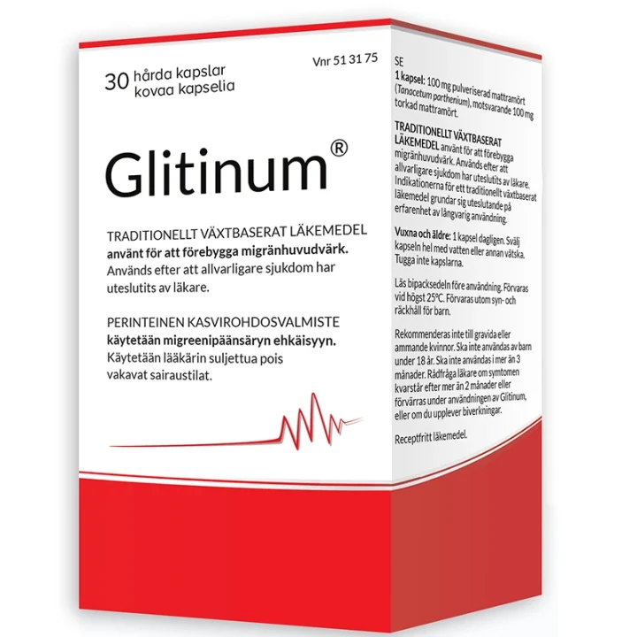 Glitinum Kapsel, hård Blister, 30 kapslar Glitinum