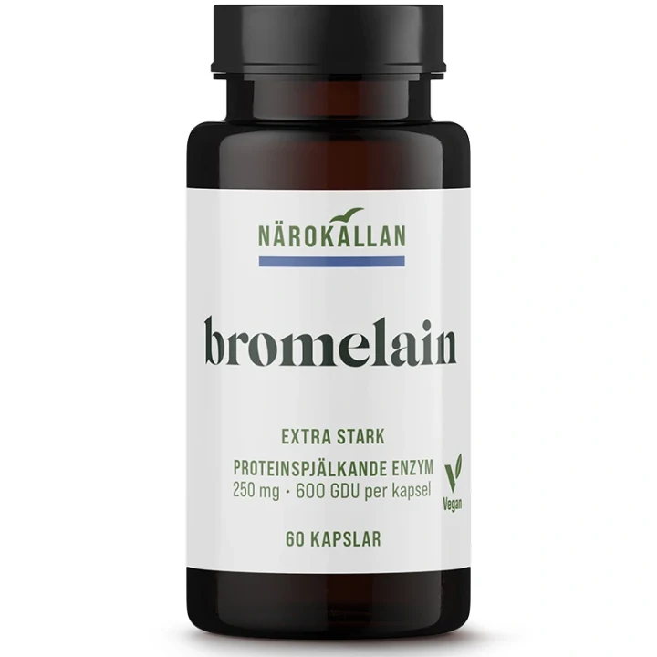 Närokällan Bromelain 600 GDU 60 kapslar Närokällan