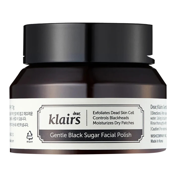Klairs Gentle Black Sugar Facial Polish 110 g Klairs