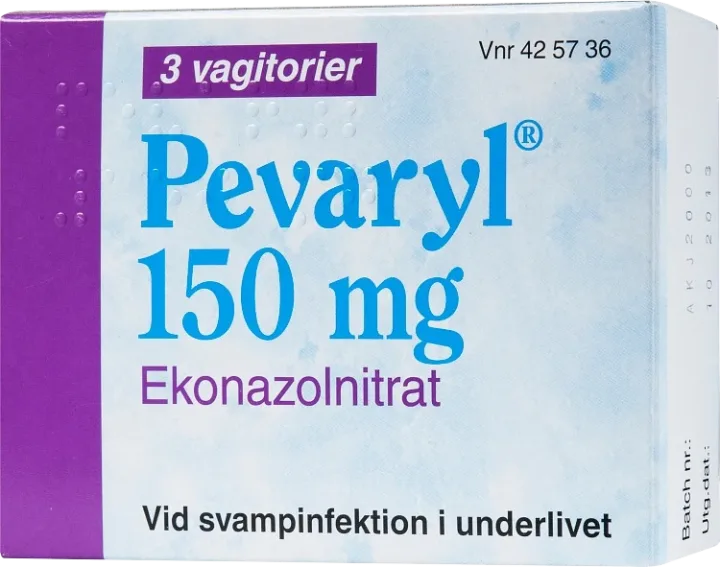 Pevaryl vagitorium 150 mg 3 st Pevaryl