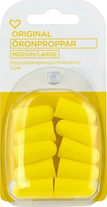 Hjärtats öronproppar medium/large 5 par Hjärtats