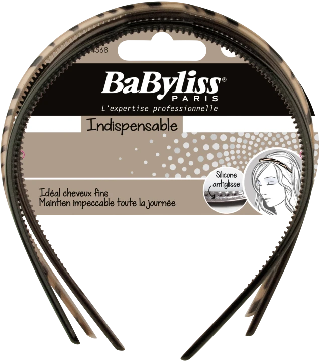 BaByliss Diadem Anti-Glid blandade färger 3 st BaByliss