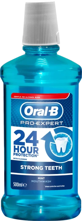 Oral-B Pro-Expert Strong Teeth Fluorskölj Mint 500 ml Oral-B