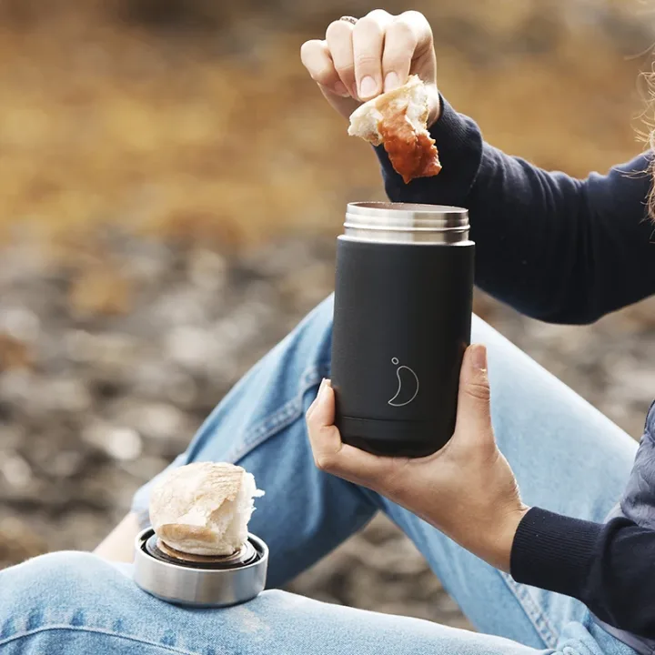 Chilly's Food Pot Monochrome Black 500 ml Chillys