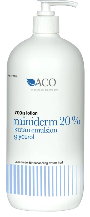 Miniderm kutan emulsion 20% 700 g Miniderm