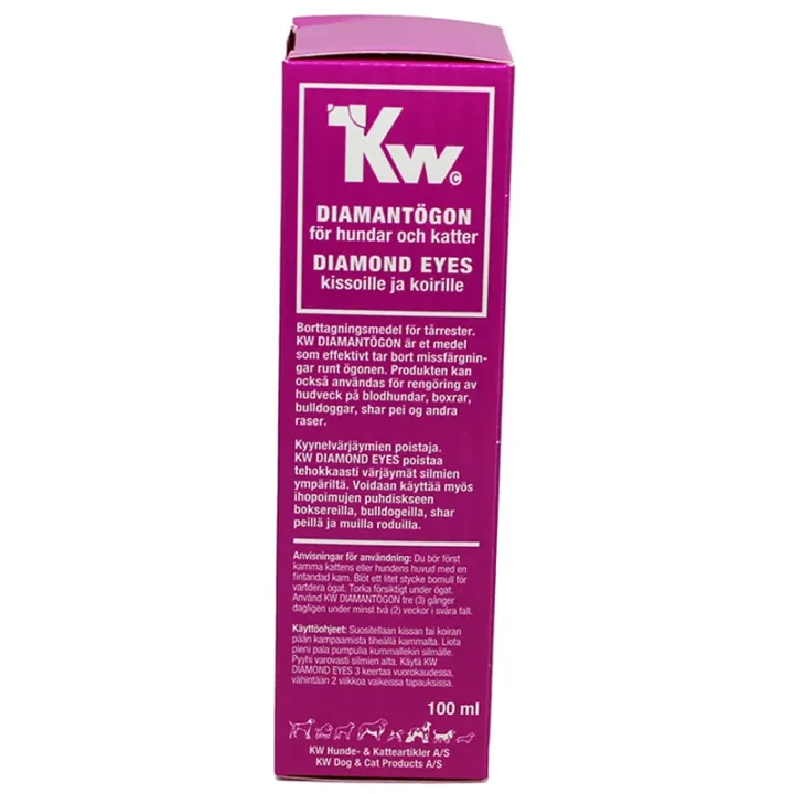 Kw Diamantögon Pälsrengöring 100 ml Kw