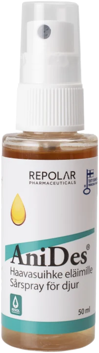 Repolar AniDes Sårspray för Djur 50 ml Repolar