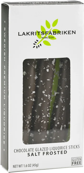 Lakritsfabriken Liquorice Sticks Dark Chocolate & Sea Salt 45 g Lakritsfabriken
