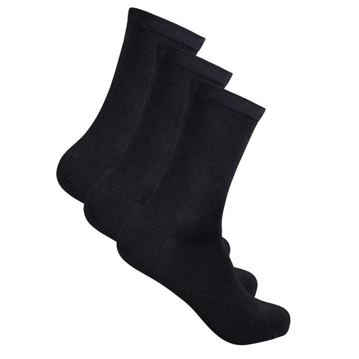 Life Wear Bambustrumpa med Komfortresår 3-pack Svart 37-39 Life Wear