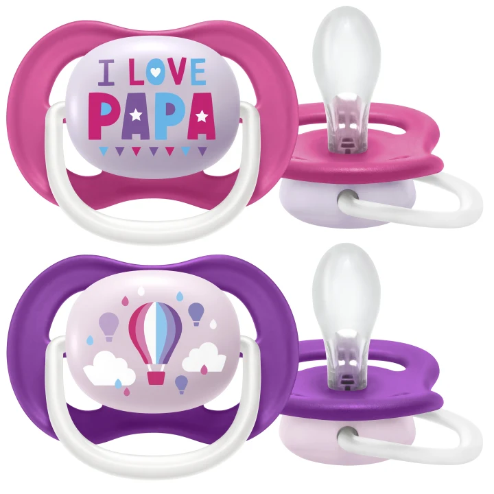 Philips Avent Ultra Air Napp 6-18 mån Pappa/Ballong 2-pack Philips Avent