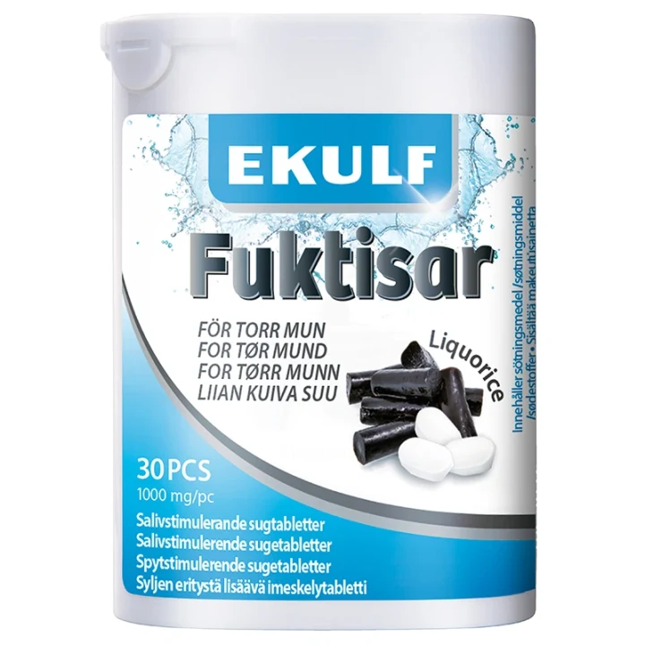 Ekulf Fuktisar 30 st Lakrits Ekulf