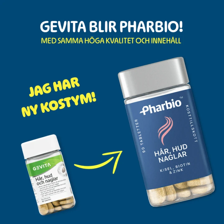 Pharbio Hår Hud Naglar 90 st Pharbio