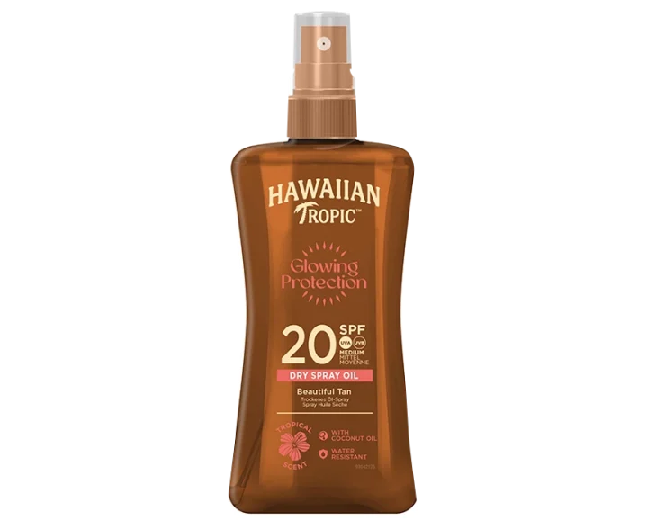 Hawaiian Tropic Glowing Protection Dry Oil Spray  SPF20 200 ml Hawaiian Tropic