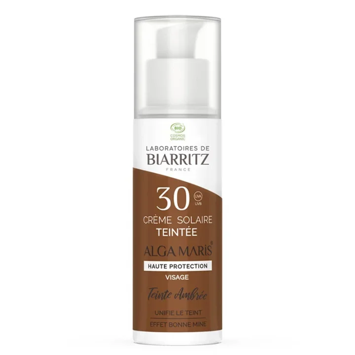 Laboratoires de Biarritz Alga Maris Tinted Face Sunscreen SPF30 50 ml Amber Laboratoires de Biarritz