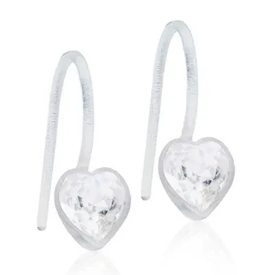 Blomdahl Örhängen Pendant Fixed Heart 6 mm Blomdahl