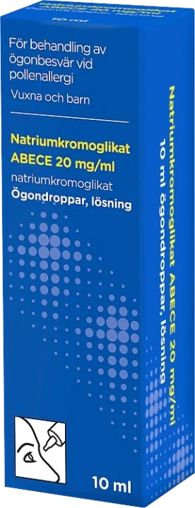 Natriumkromoglikat ABECE Ögondroppar 20 mg/ml 10 ml ABECE