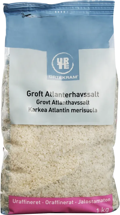 Urtekram Grovt Havssalt 1 kg Urtekram