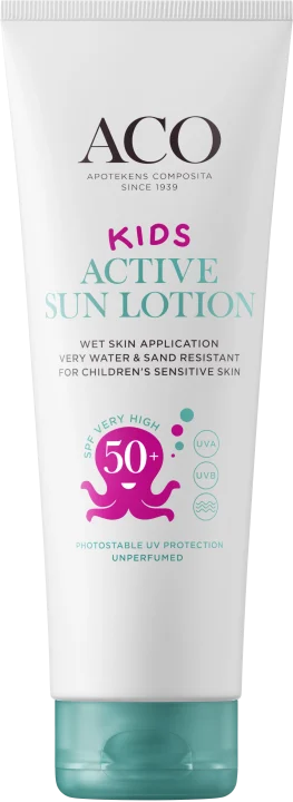 ACO Kids Active Sun Lotion SPF 50+ 250 ml ACO