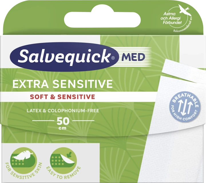 Salvequick MED Extra Sensitive 50 cm Salvequick