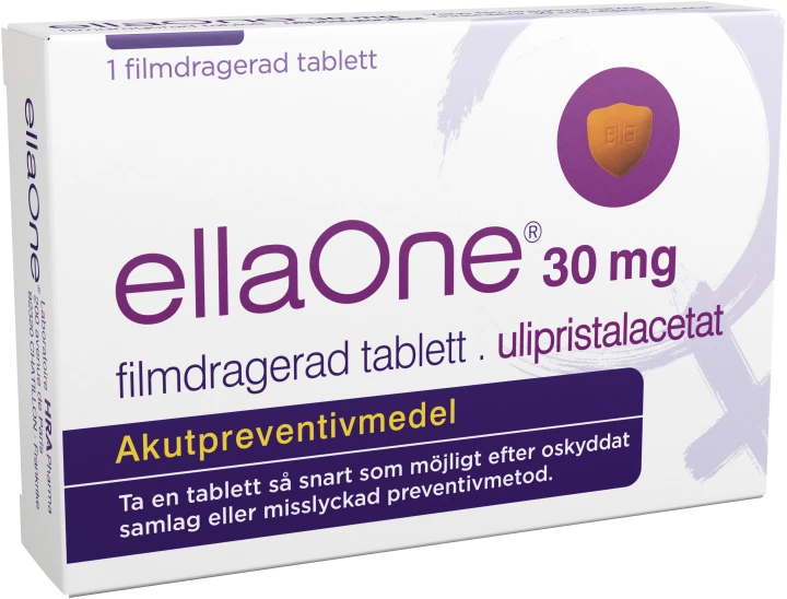 ellaOne filmdragerad tablett, 30mg, 1tablett EllaOne
