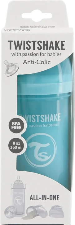 Twistshake Anti-Colic nappflaska 260 ml Pastell Blå Twistshake