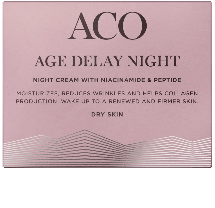 ACO Age Delay Nightcream Dry skin Parf 50ml ACO