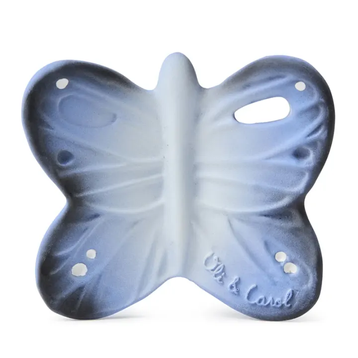 Oli & Carol Bitleksak Fjäril Blue Liten Gummi Oli & Carol