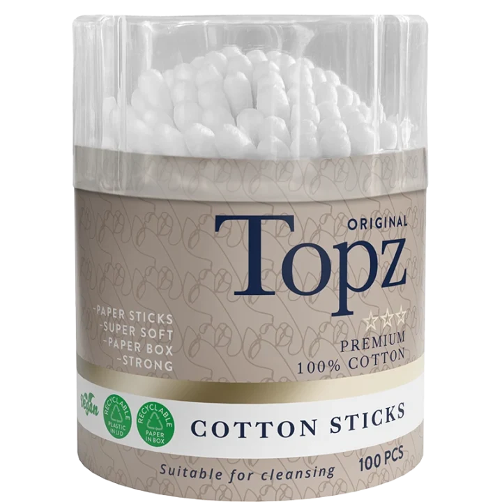Topz Premium Cotton Sticks 100 st Topz