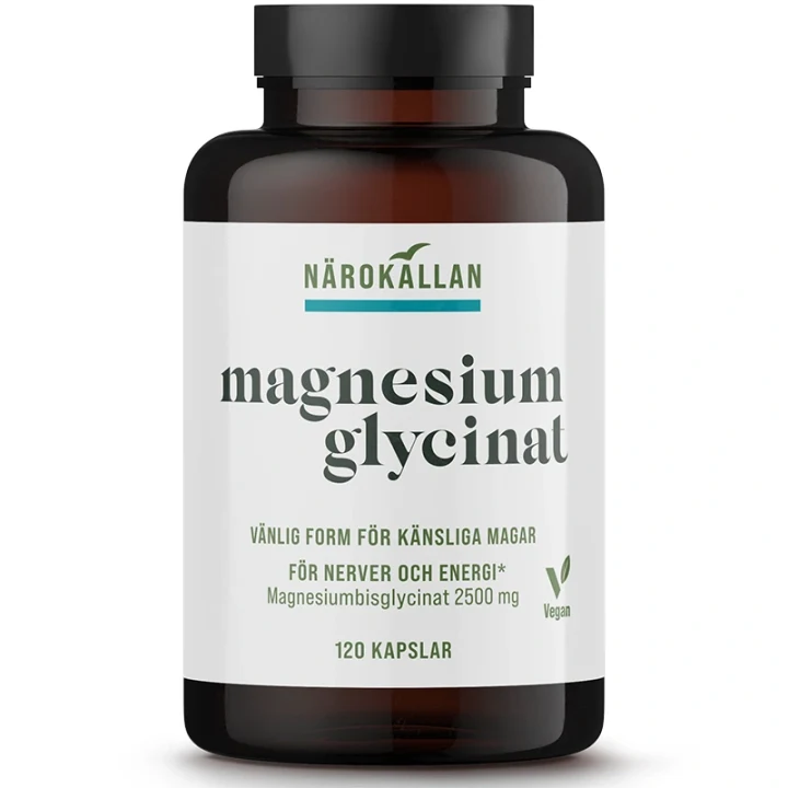 Närokällan Magnesiumglycinat 120 kapslar Närokällan